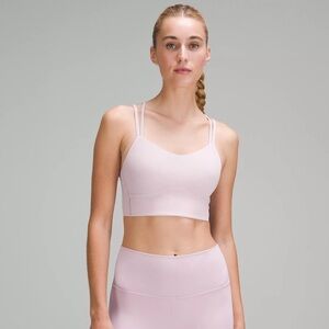 Lululemon Like a Cloud Longline Bra B/C Cup Pink Peony
